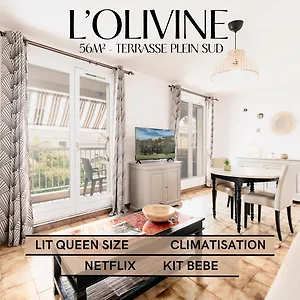  Appartement T2 55m2 Climatisé Proche plages Centre ville